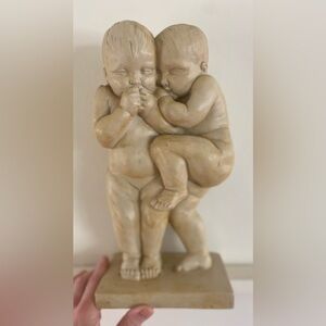 Vintage baby statue